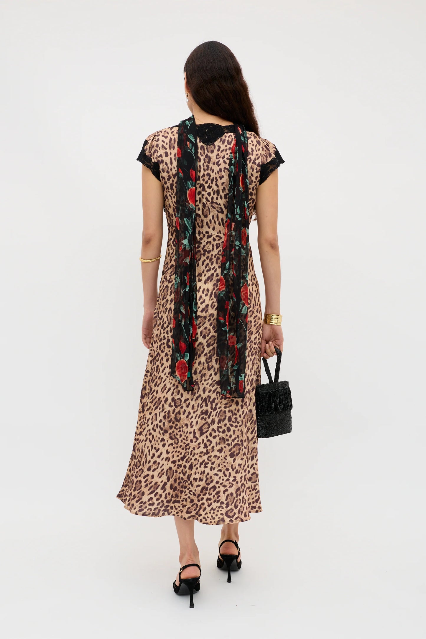 Amari Dress Mila Leopard Brown