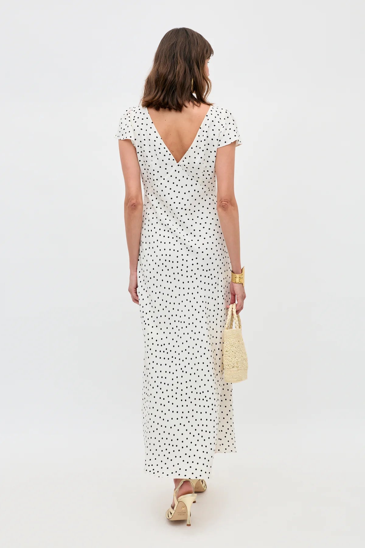 Cathy Dress Layla Dot Ivory