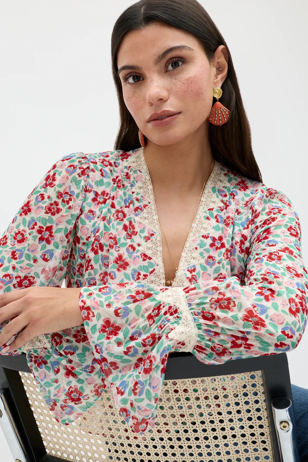 Lenara Georgette Top