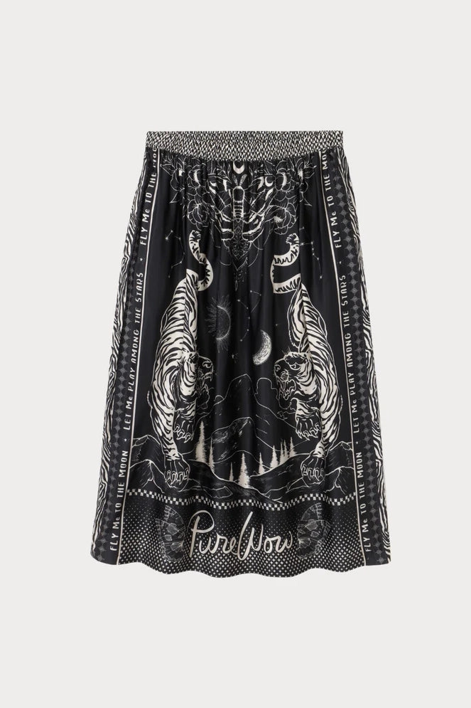 Vanessa Printed Midi Skirt Magic