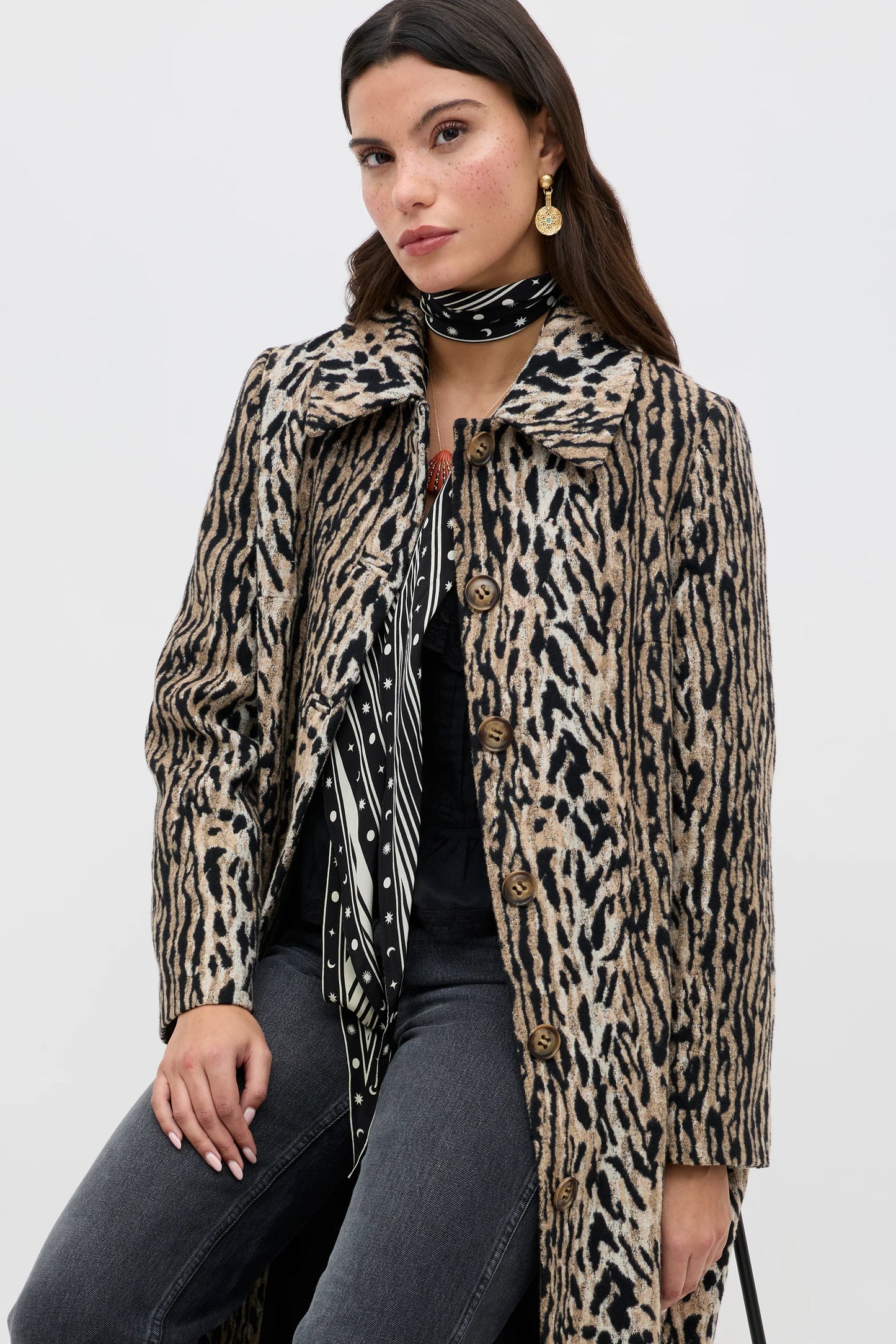 Milly Outerwear Bohemia Leopard