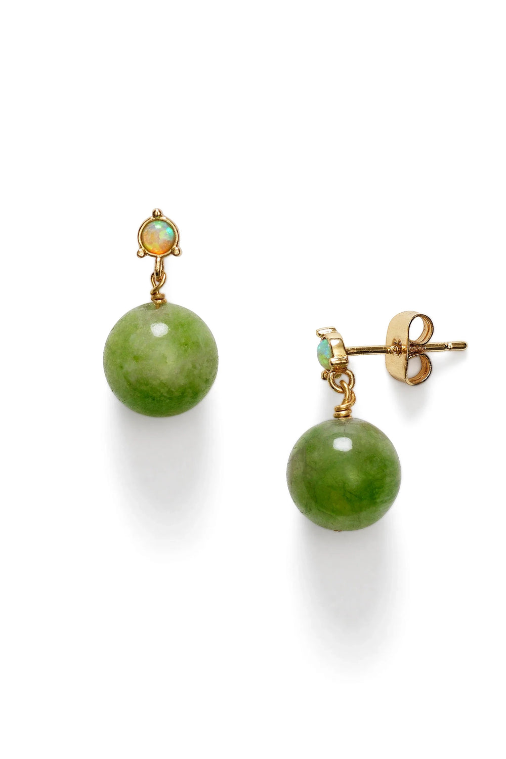 Green Bowl Earrings