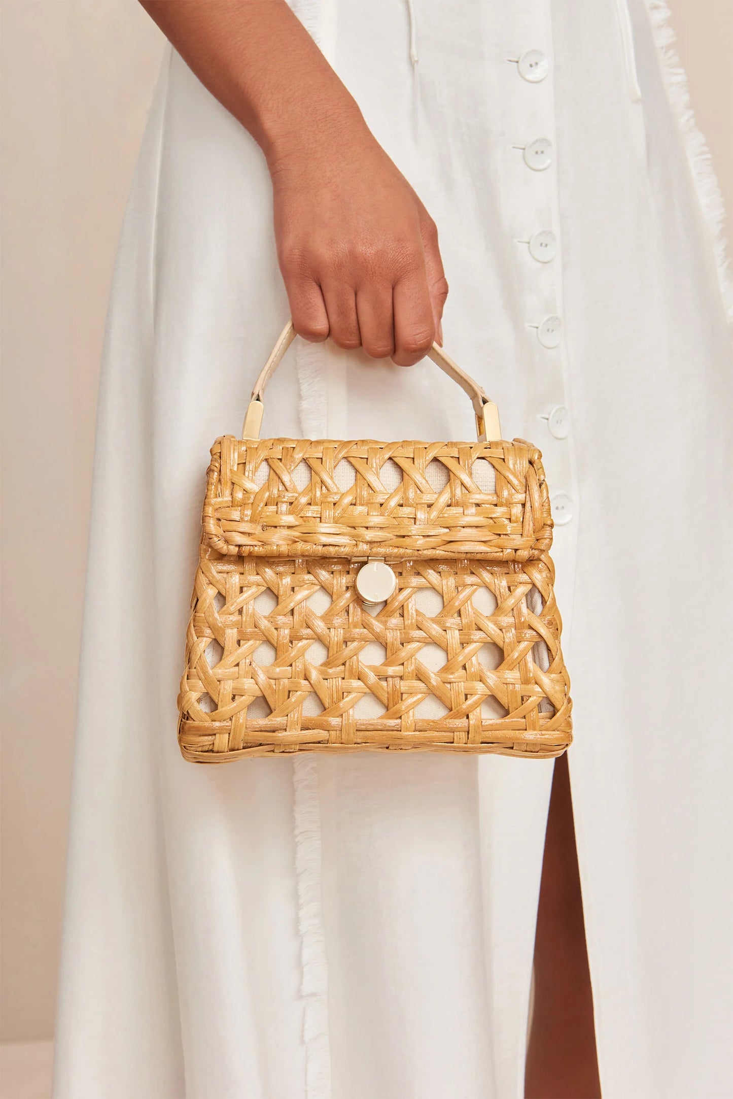 Cult Gaia Sybil Crossbody Light Natural