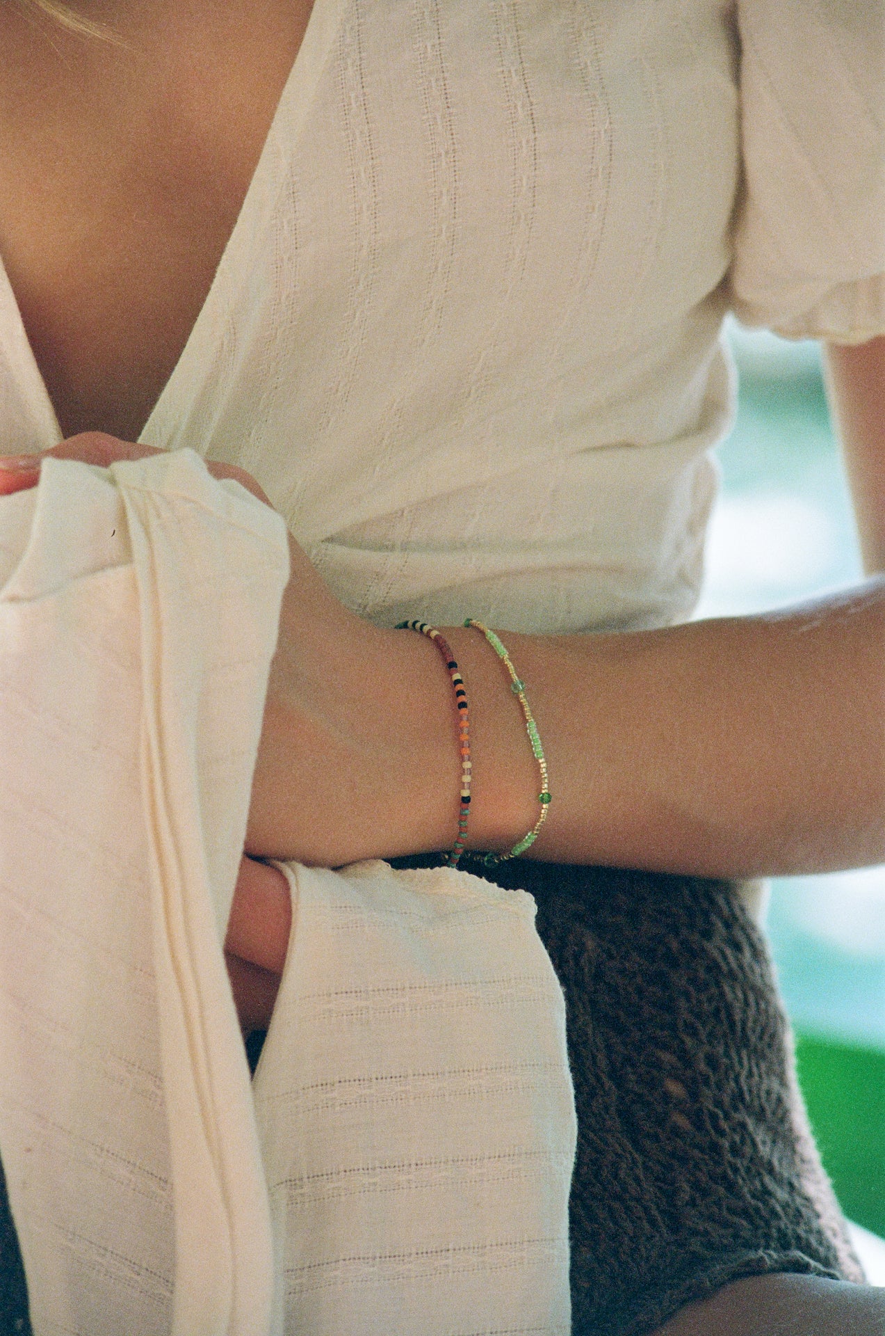 Clemence Bracelet Neon Green