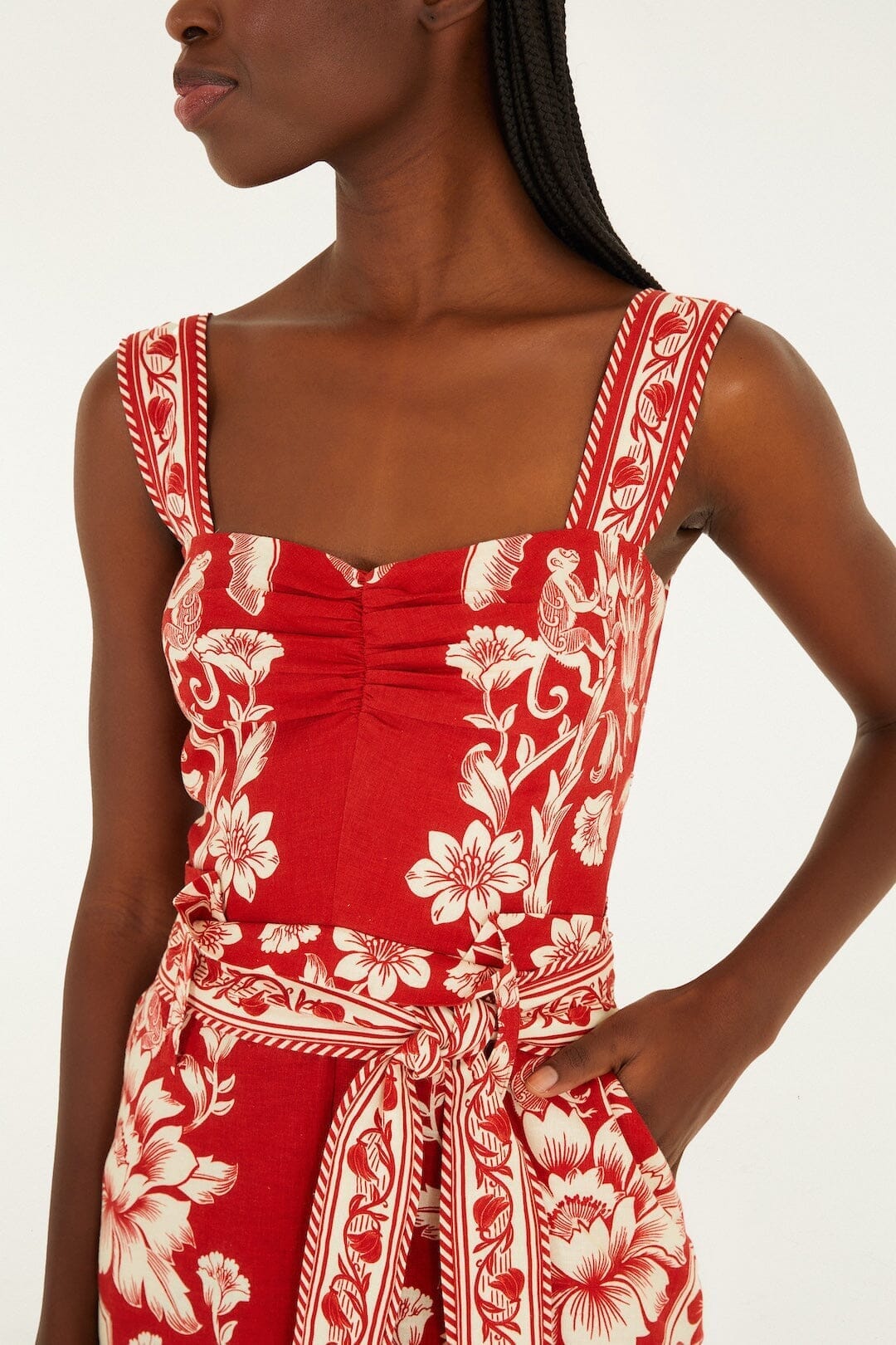 Guanacaste Red Gathering Romper
