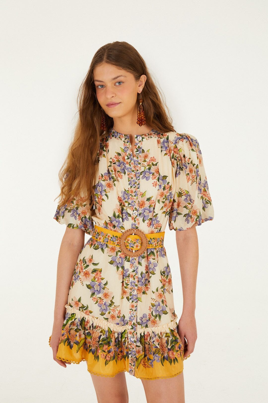 Hilo Stripe Sand Midi Dress