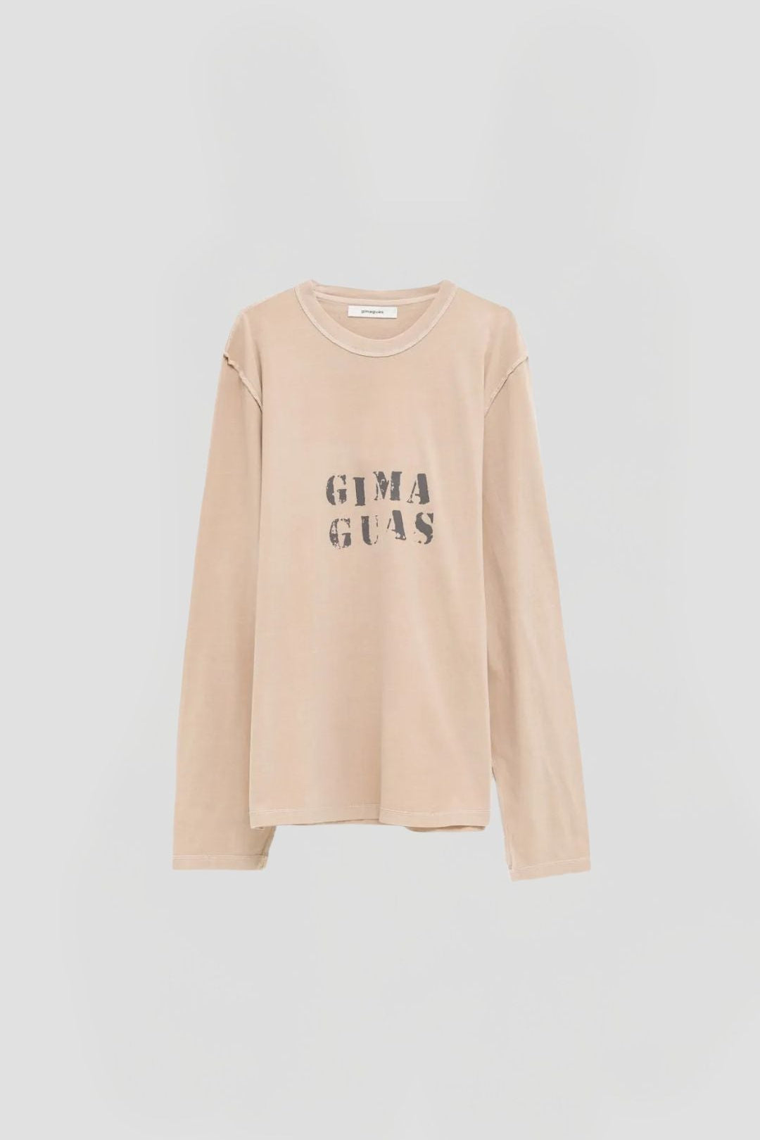 Gima Long Sleeve T Shirt Beige