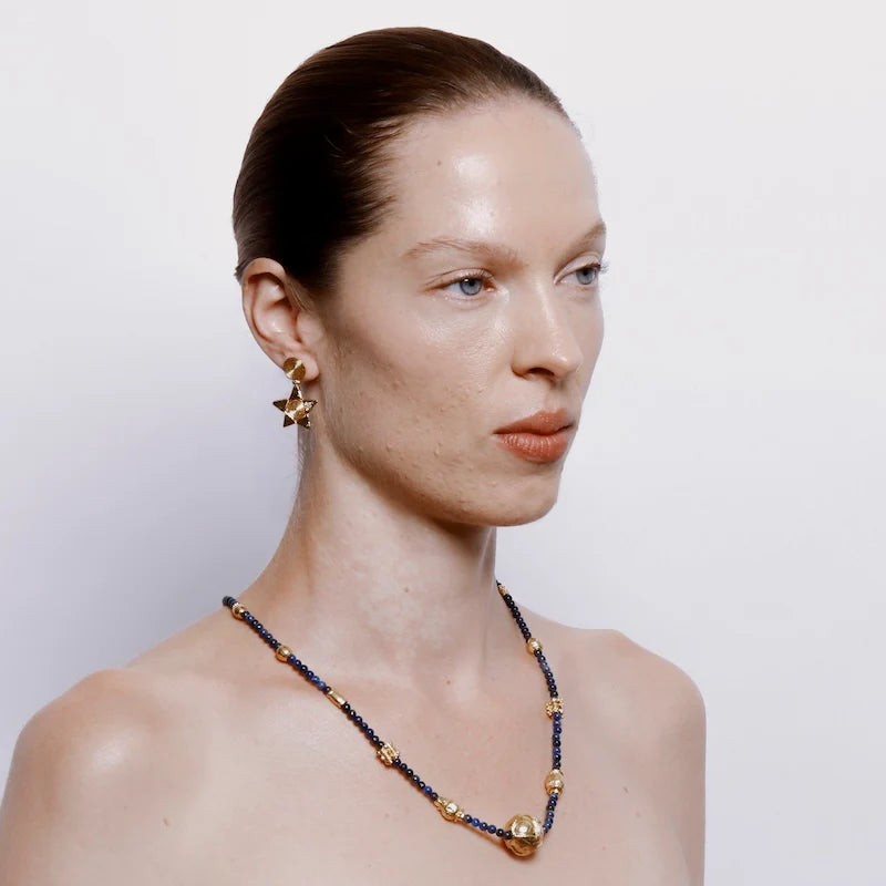 Lucretia Drop Earrings Gold