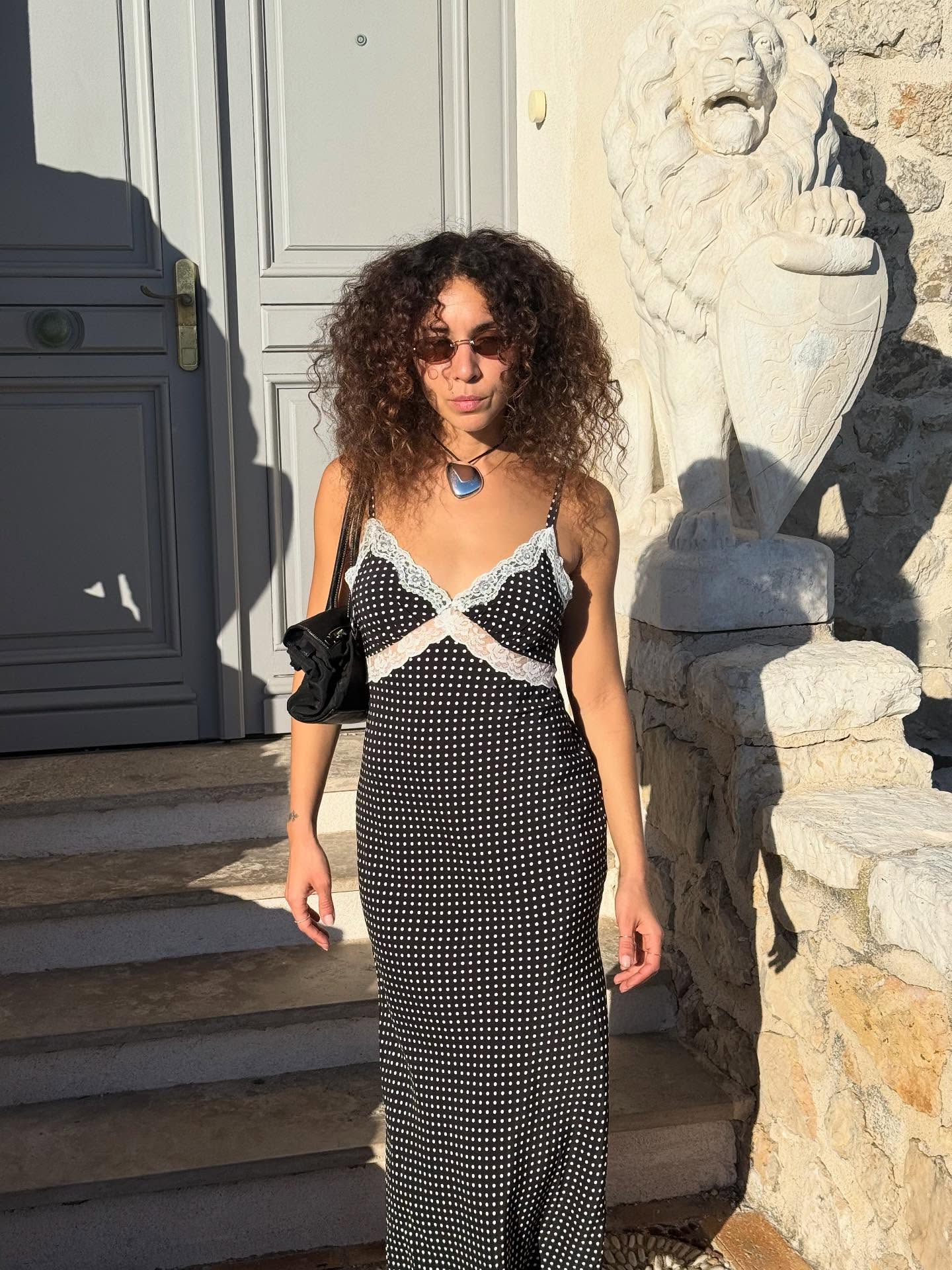 Darlene Midi Dress Polka Dot