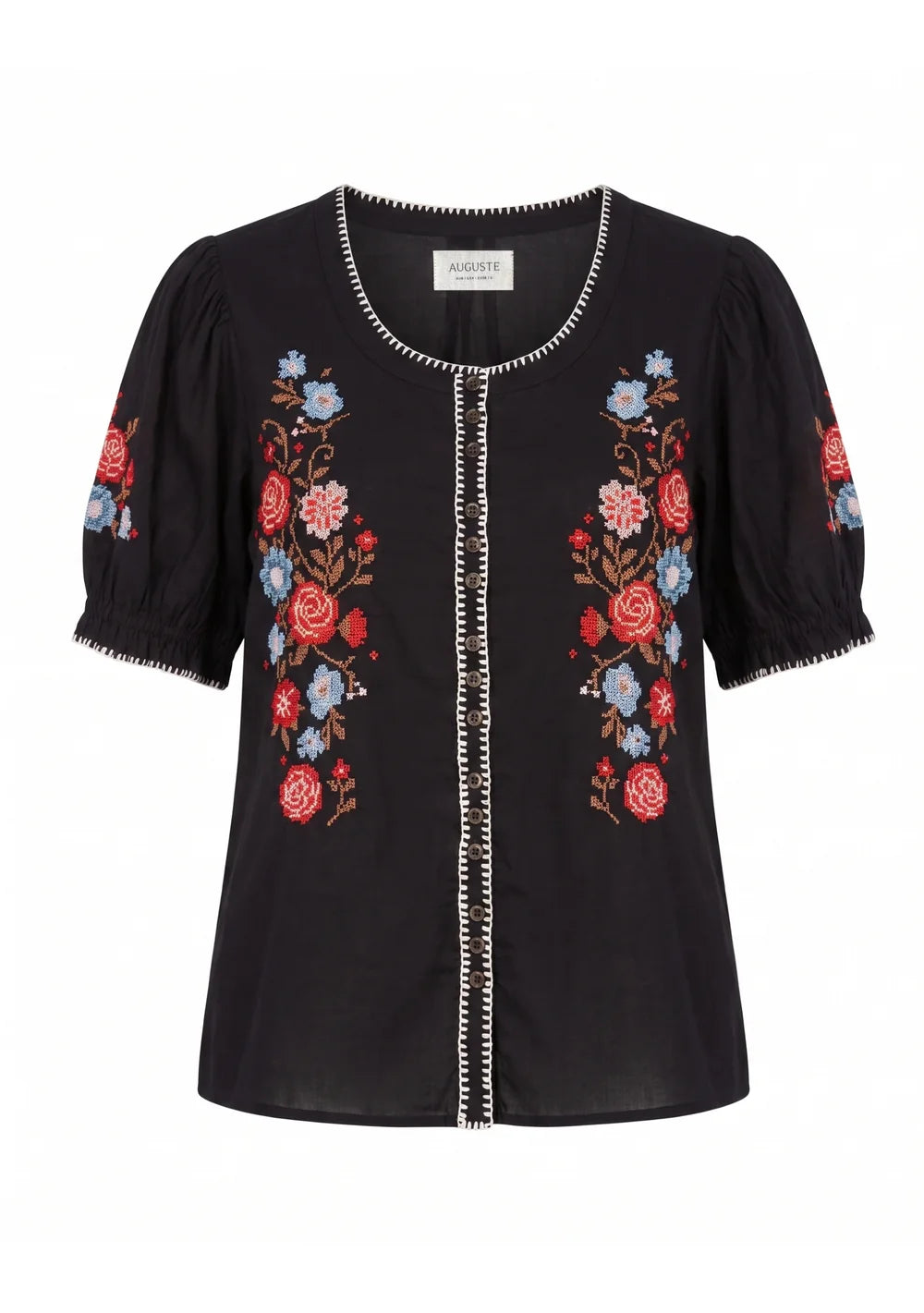Auguste Adelle Blouse Black
