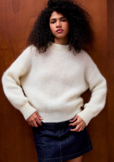Jane Mohair Sweater Cream