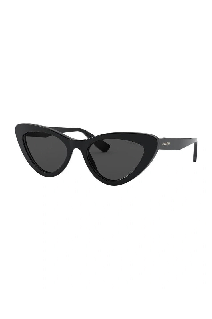 Miu Miu Cat Eye Sunglasses Black 0MU 01VS