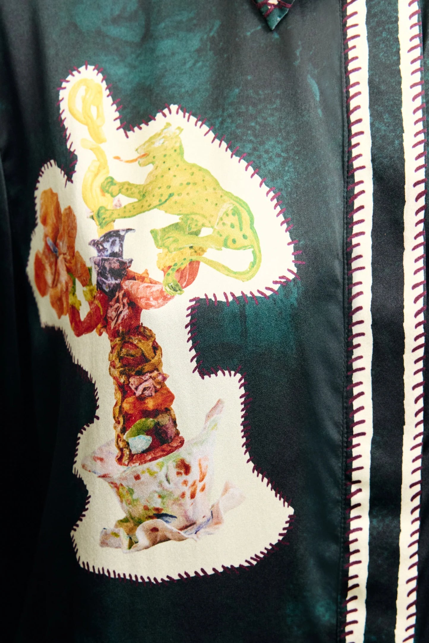 Alemais Florero Silk Shirt
