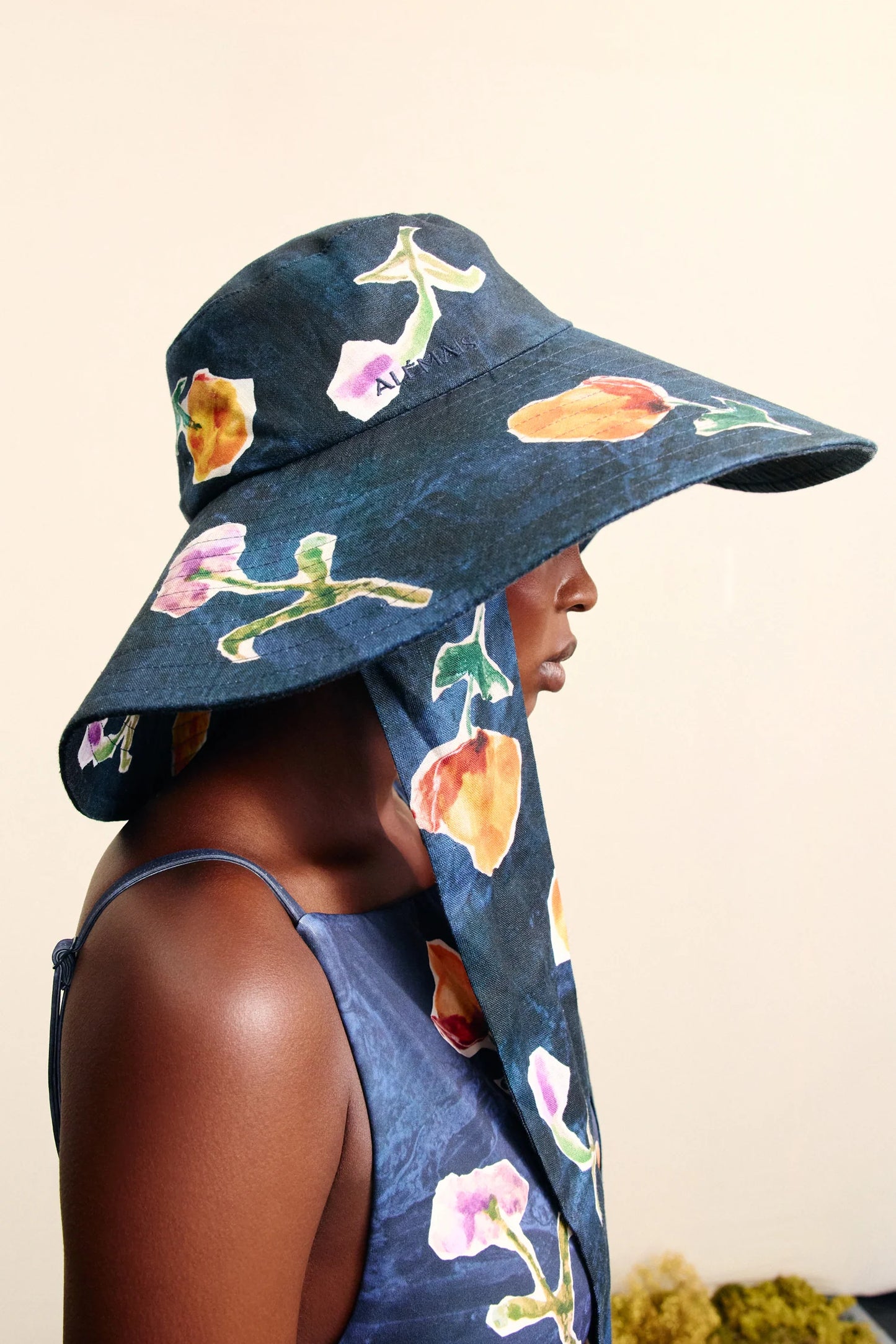 Alemais Sophie Wide Brim Tie Sunhat