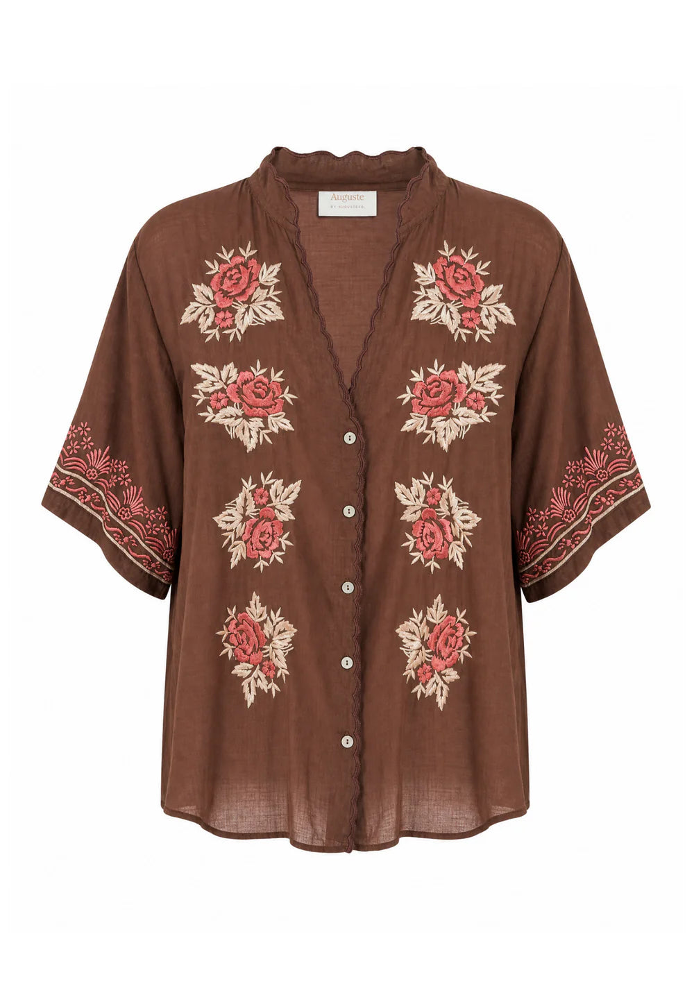 Rosalie Blouse Brown