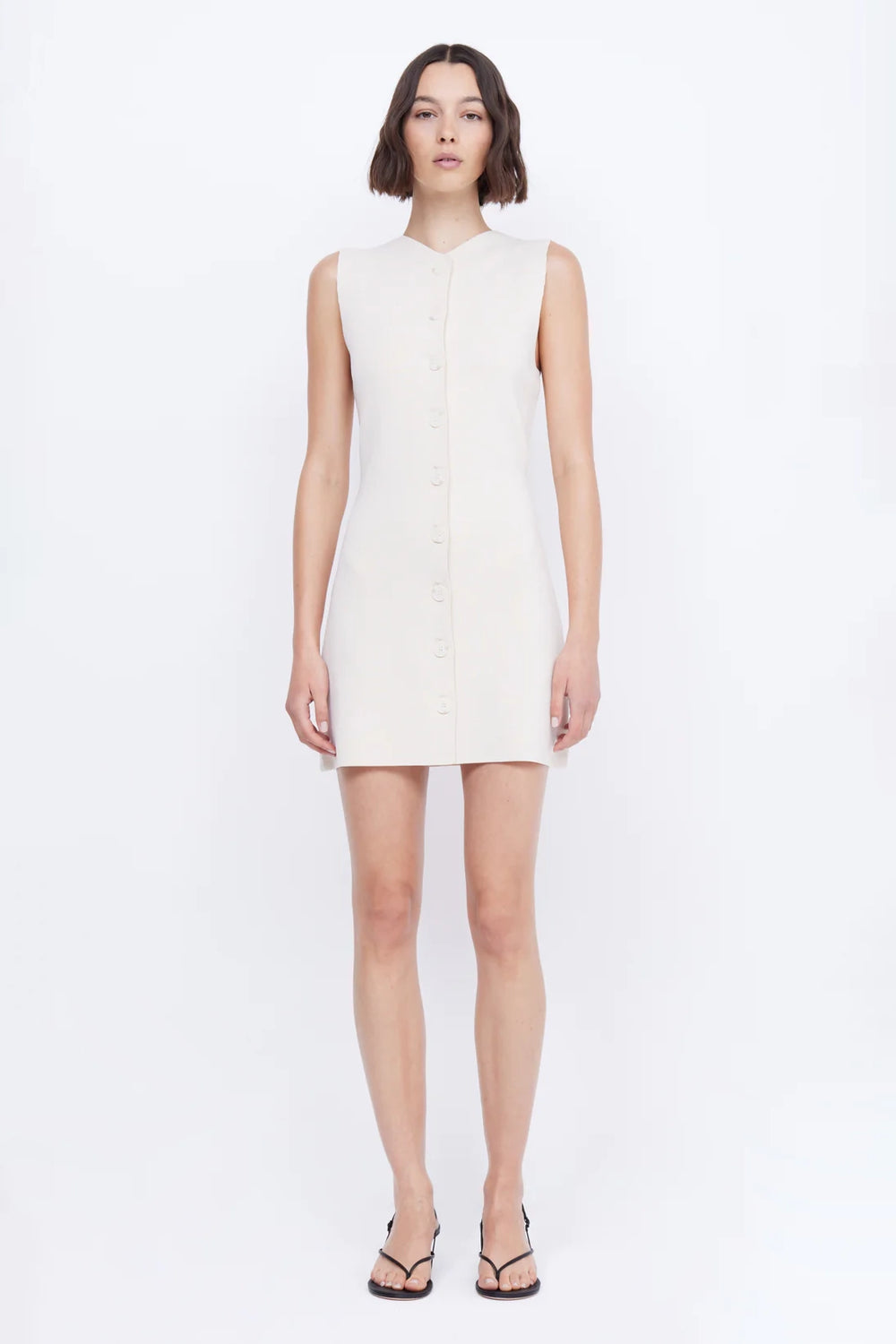 Ilora Knit Mini Dress Ivory