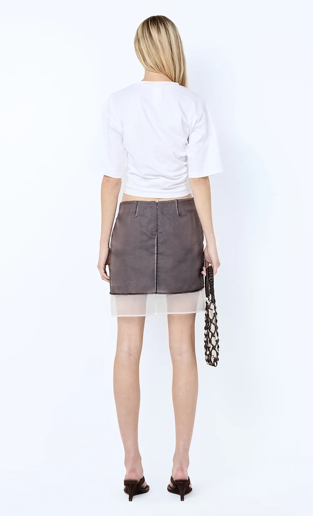 Eloise Layered Skirt Choc