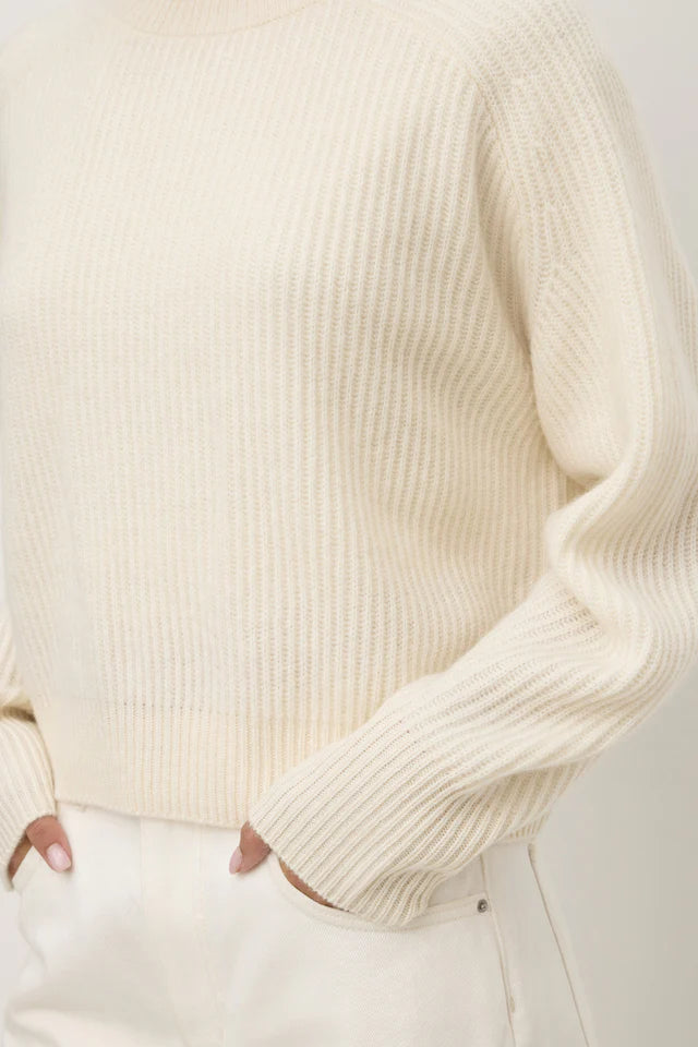 Amerie Cashmere Knit Jumper White