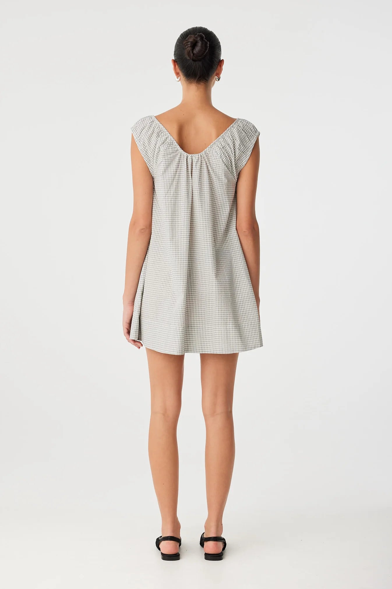 Chloe Mini Dress Black Check