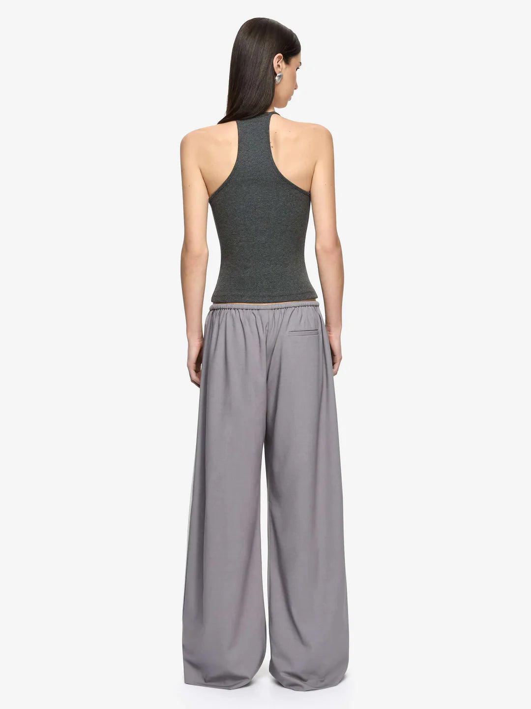Bec and Bridge Azuri Racer Top Charcoal