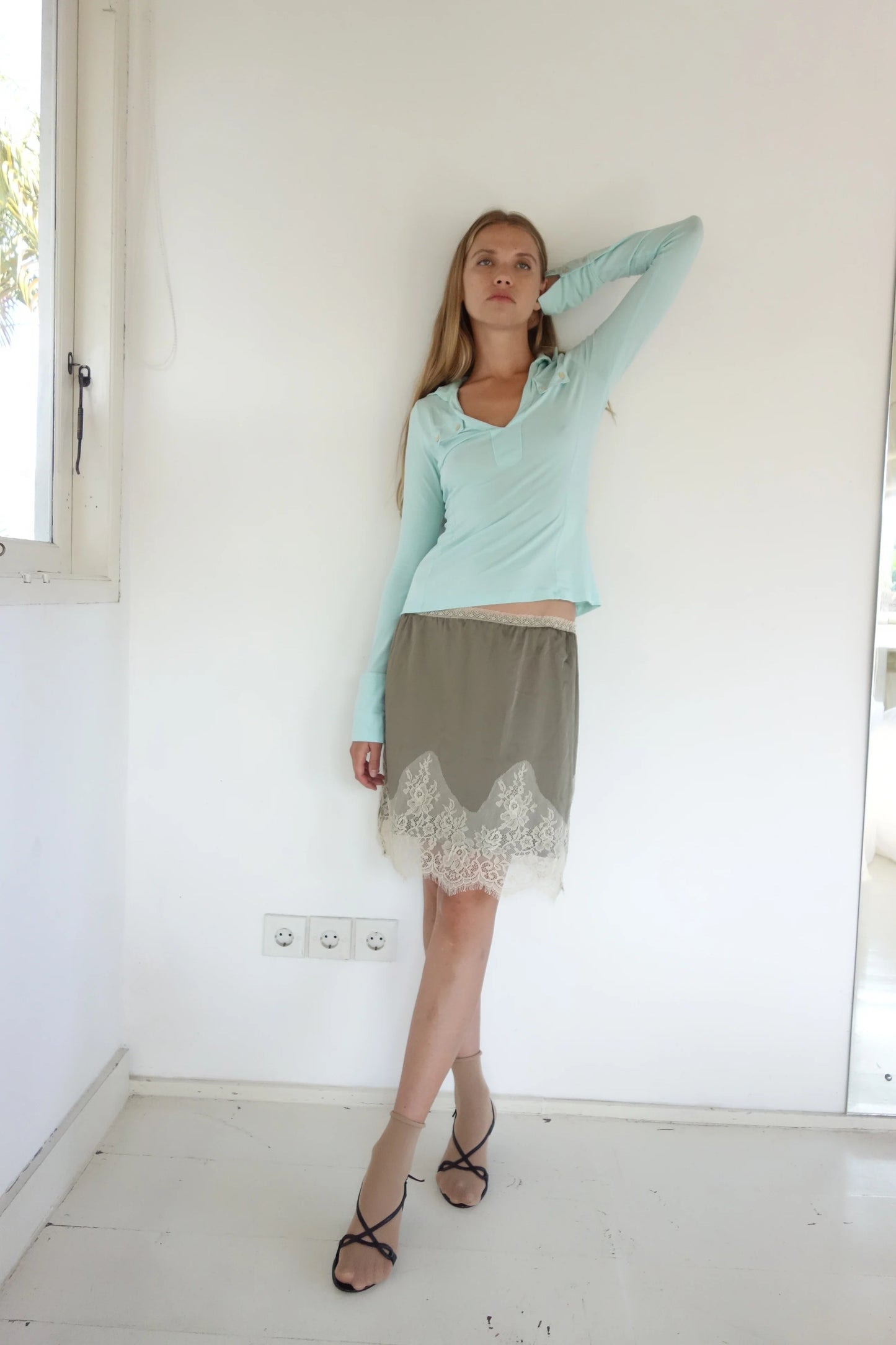 Mais x Frida Silvia Polo Top Turquoise