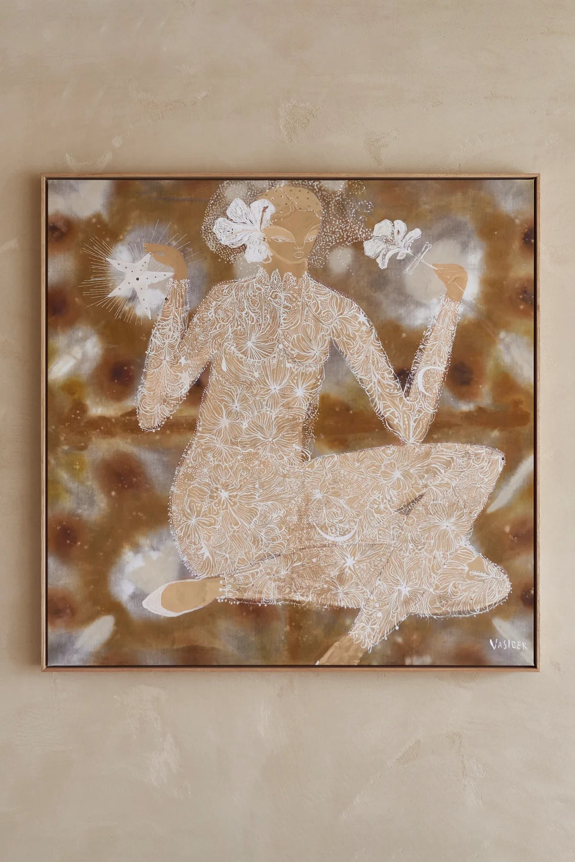 Jai Vasicek The White Flower Limited Edition Print – Laneway Boutique
