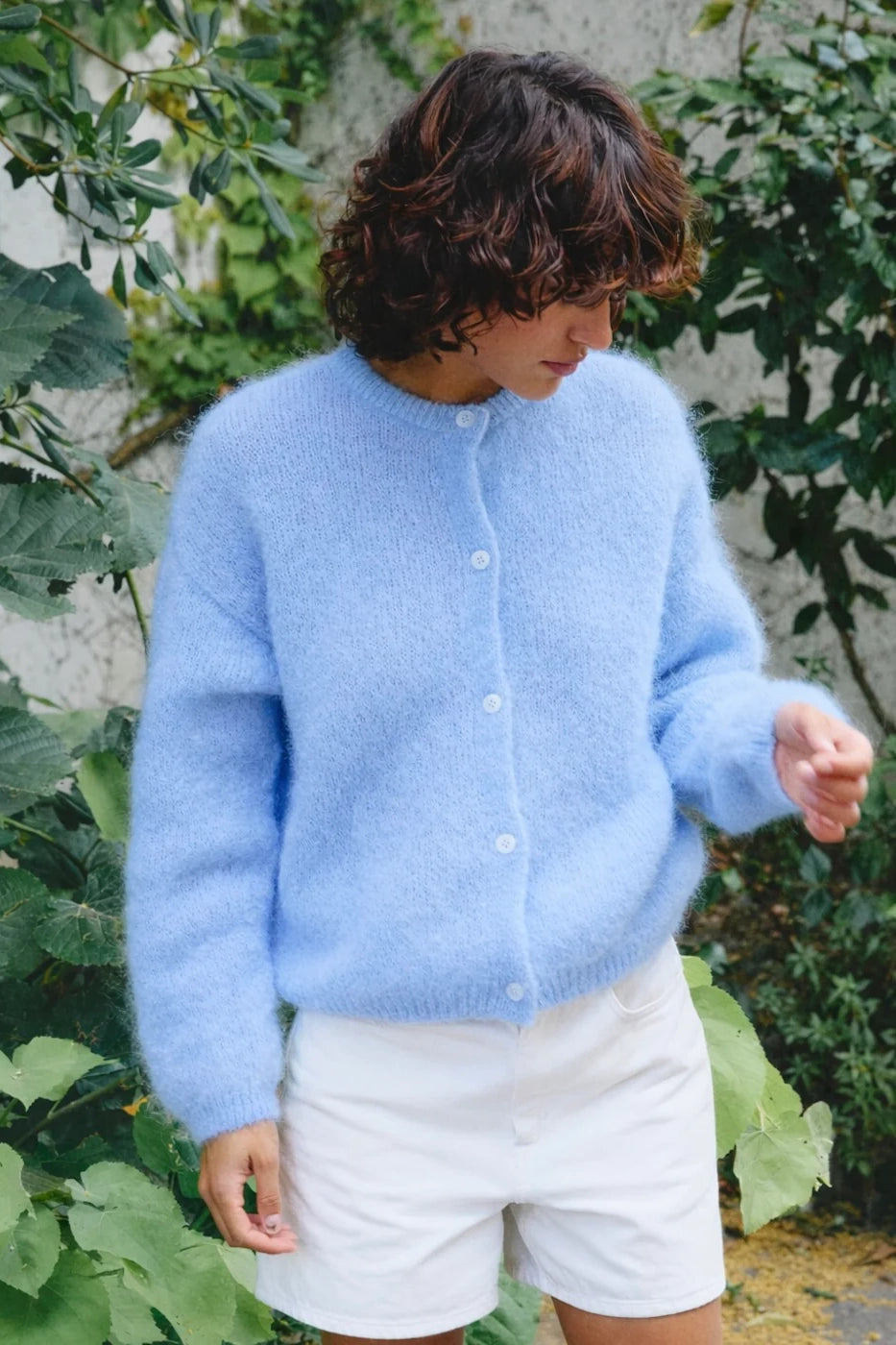 Surprise Paris Olivia Mohair cardigan Electric Blue - Laneway Boutique Surprise Paris Olivia Mohair cardigan Electric Blue - Laneway Boutique