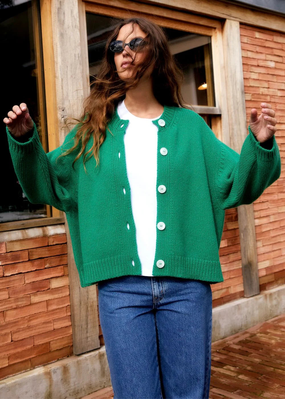 Emma Cardigan Green