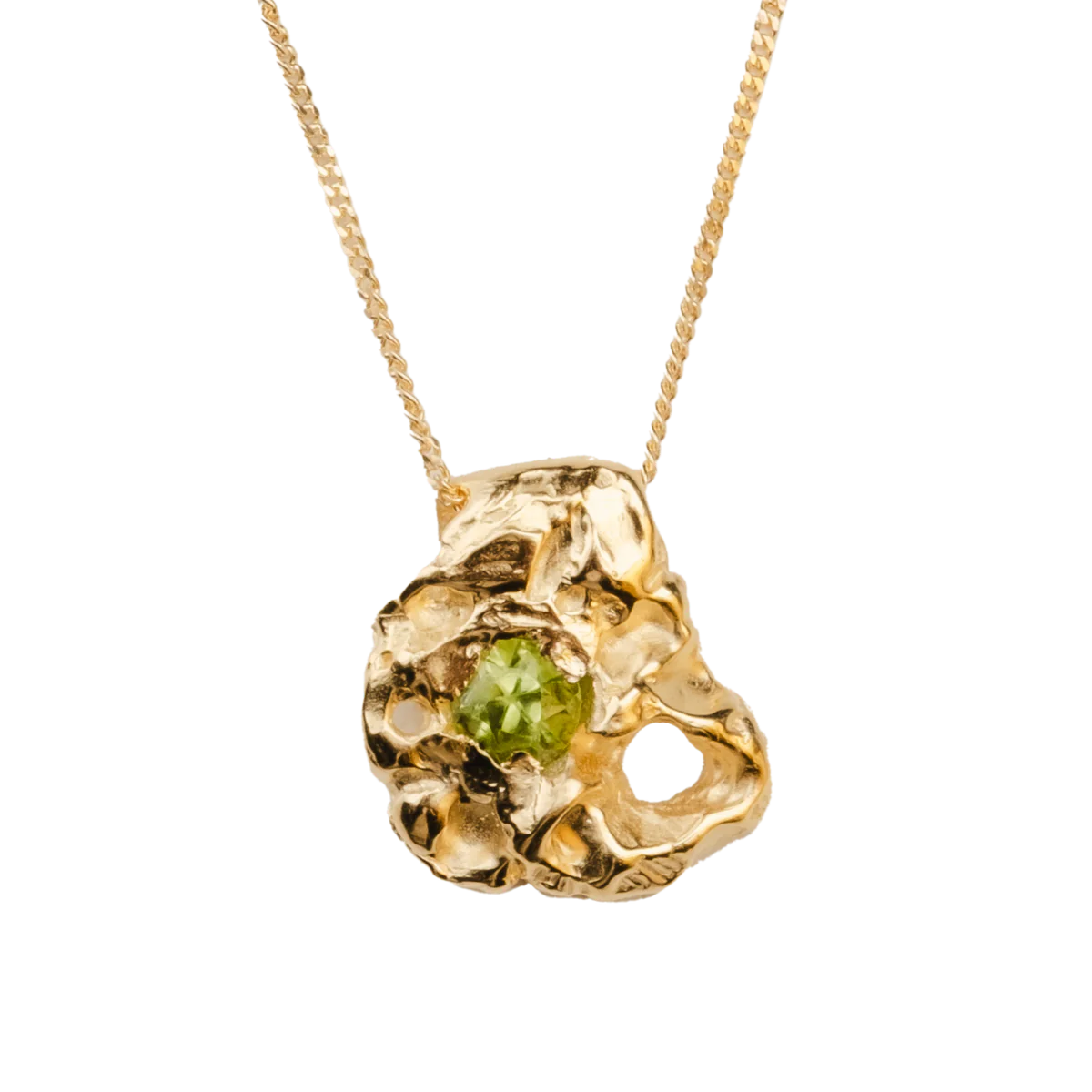 Meteorito Peridot Necklace
