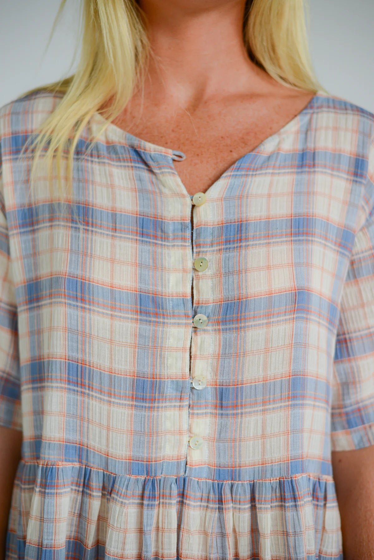 Darcey Dress Juniper Check
