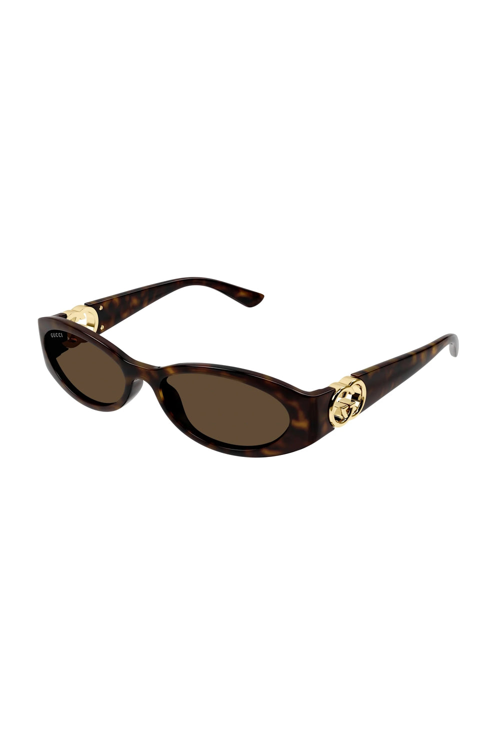 Gucci Oval Sunglasses Tortoiseshell GG1660S002