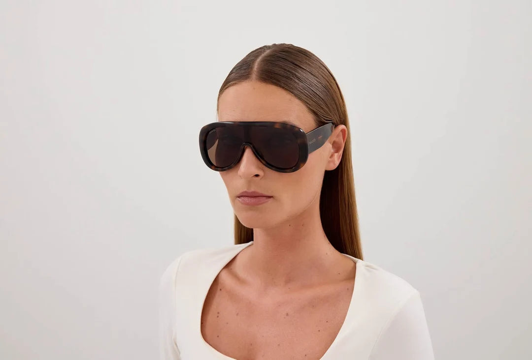 Gucci Pilot Sunglasses GG2164S 004 Havana