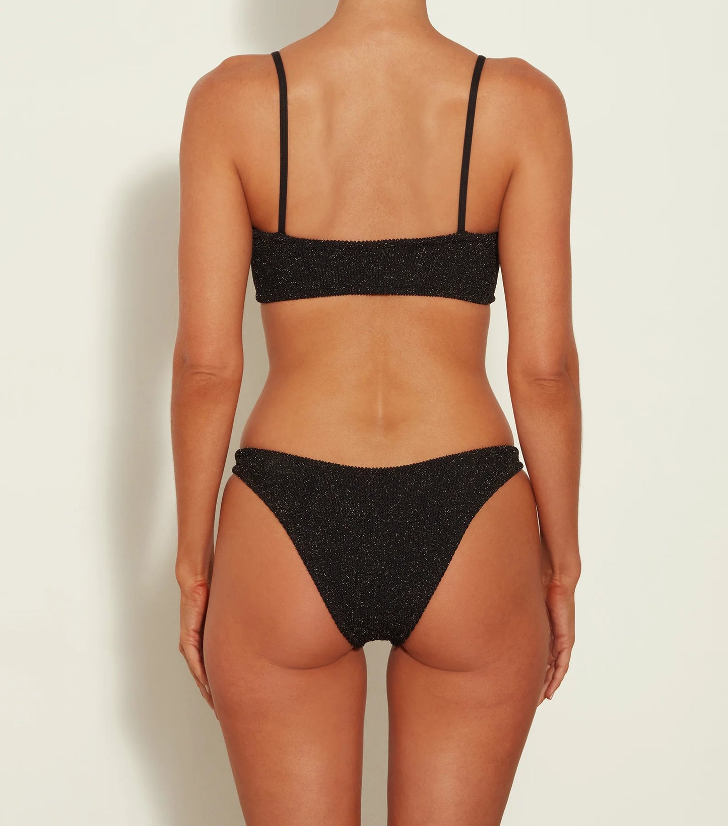Gigi Bikini Lurex Black and Gold