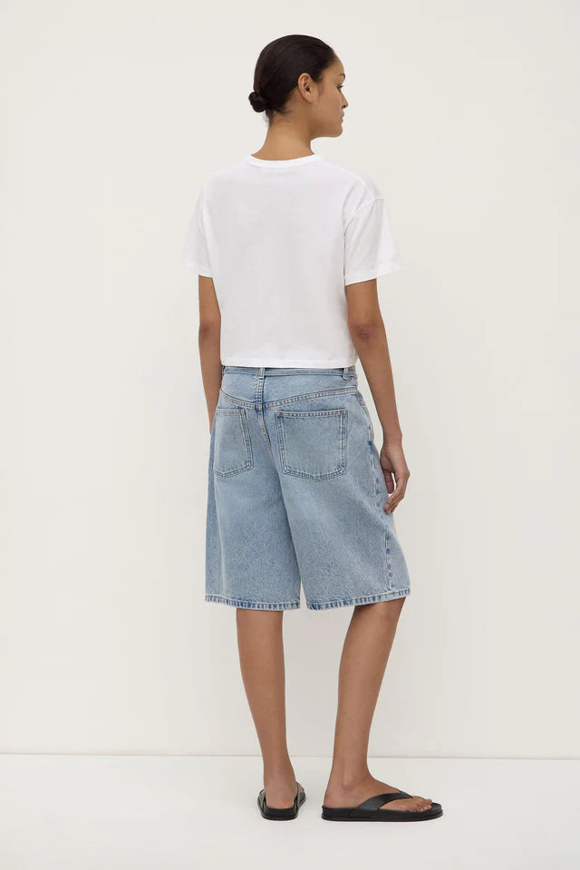 Gia Short Sleeve Tee White