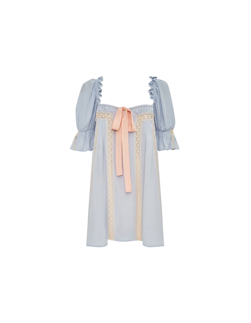 Heirloom Mini Dress French Blue
