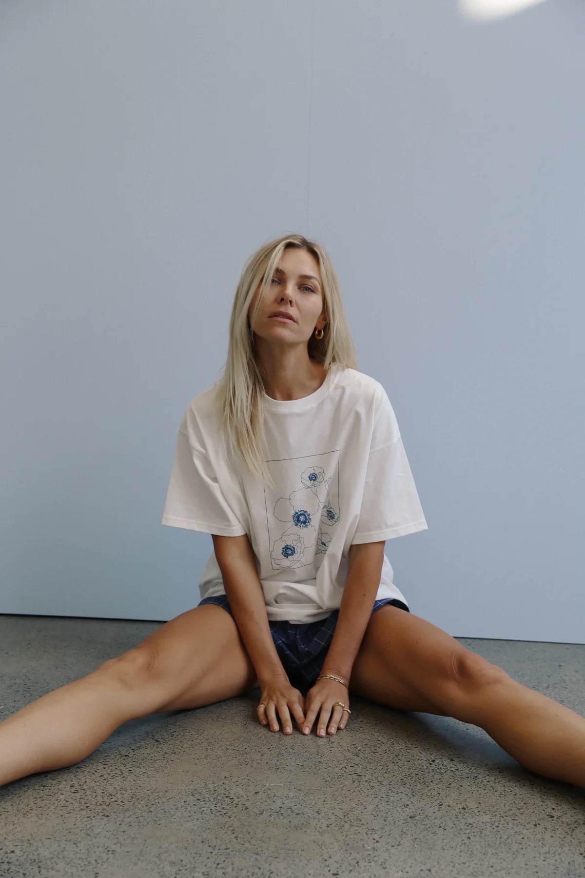 The Bare Road Poppy Tee White