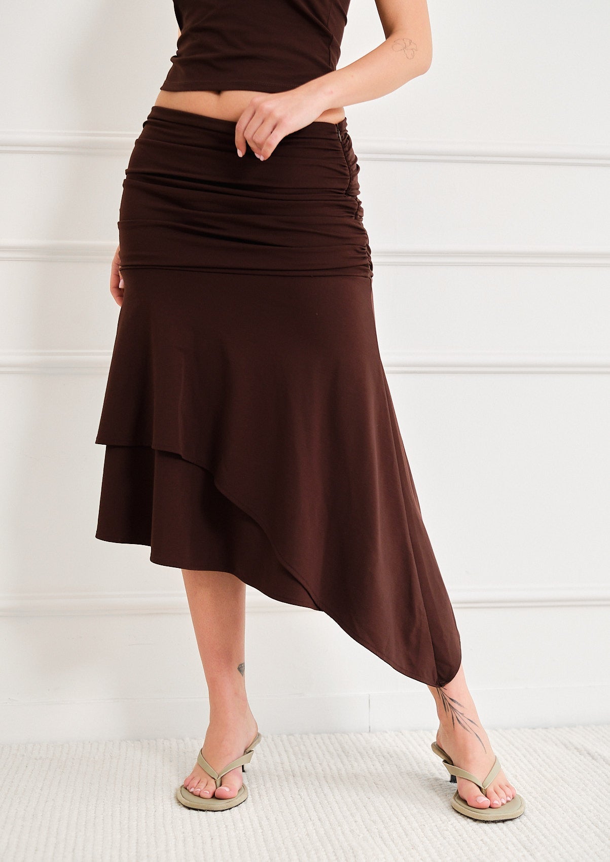 Gresca Skirt Chocolat
