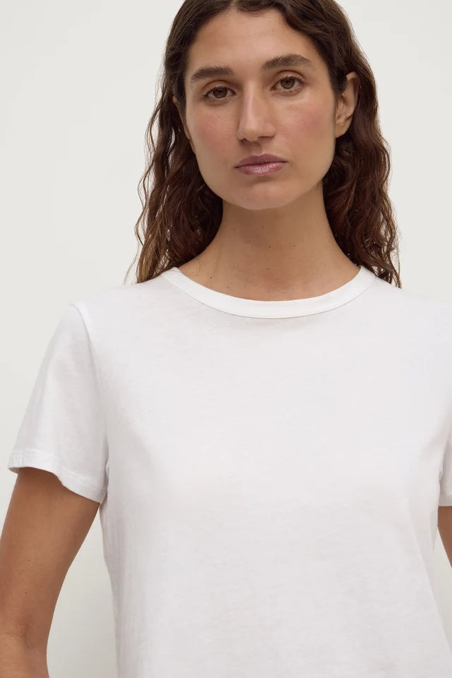 Assembly Label Indi Short Sleeve Tee White