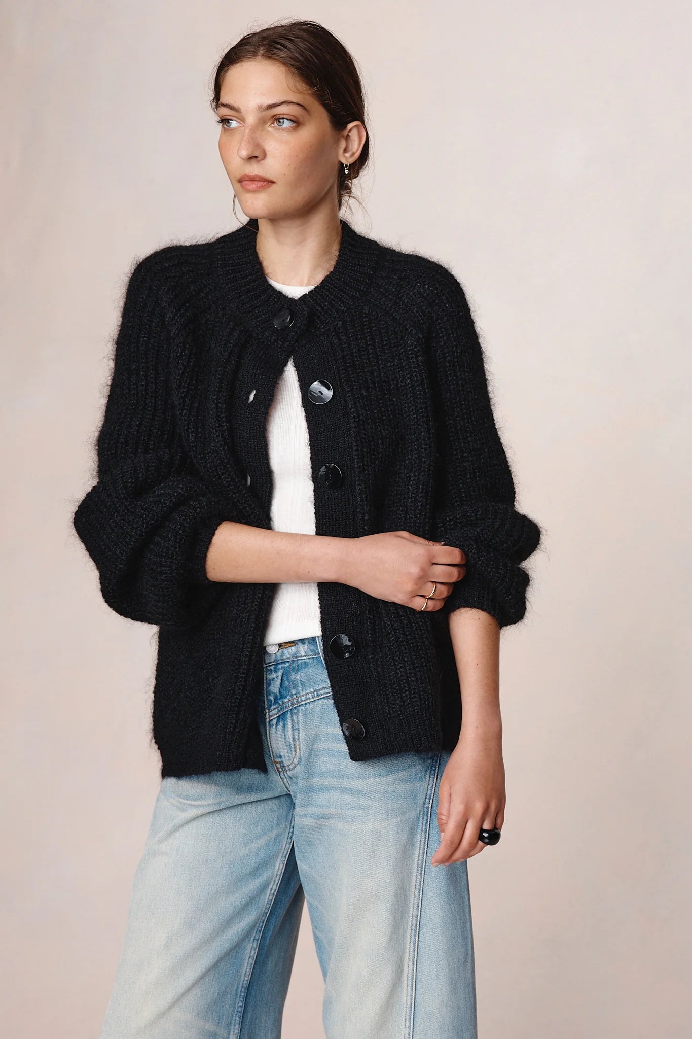 Jasper Cardigan Black