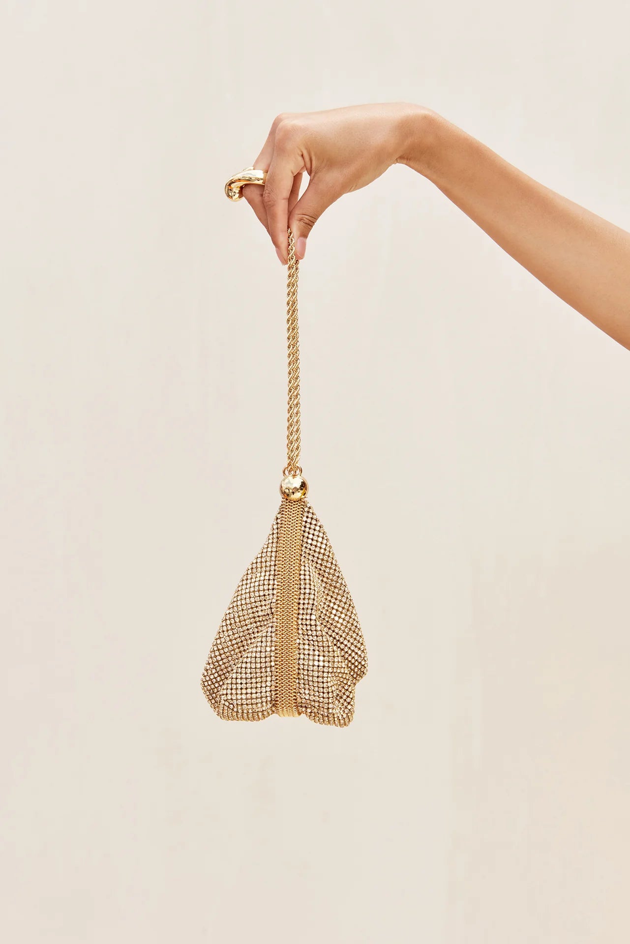 Cult Gaia Rue Wristlet Sand Dollar
