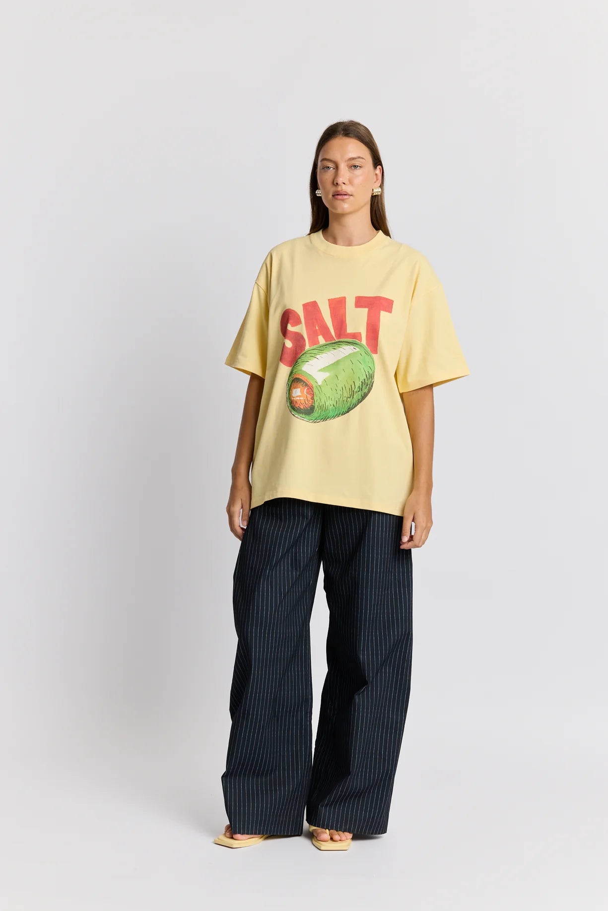 Salt Oversize Tee Butter
