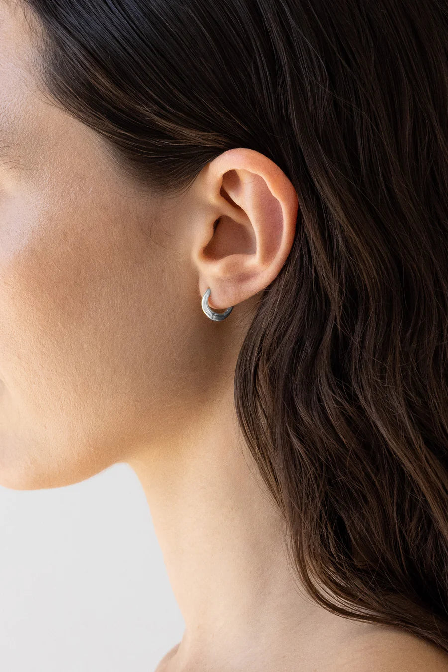 Nina Gordon Momento Baby Hoops Sterling Silver