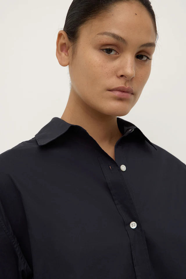 Marigold Poplin Shirt True Navy
