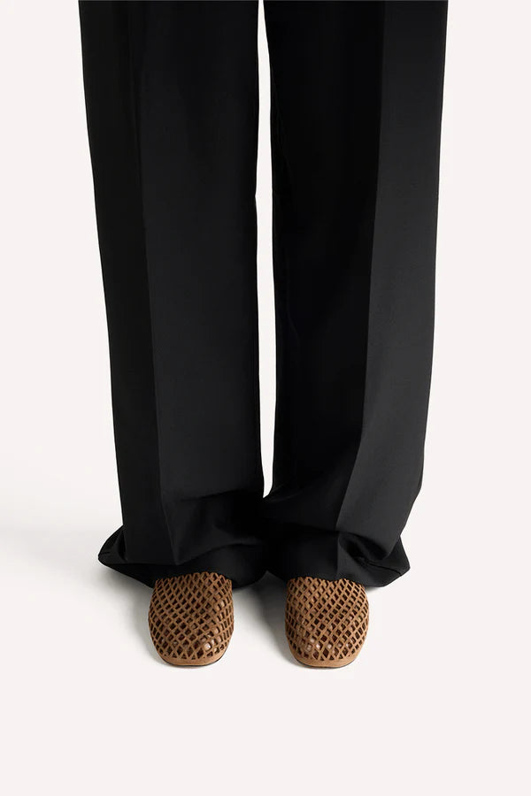 Jade Flat Oliv Suede