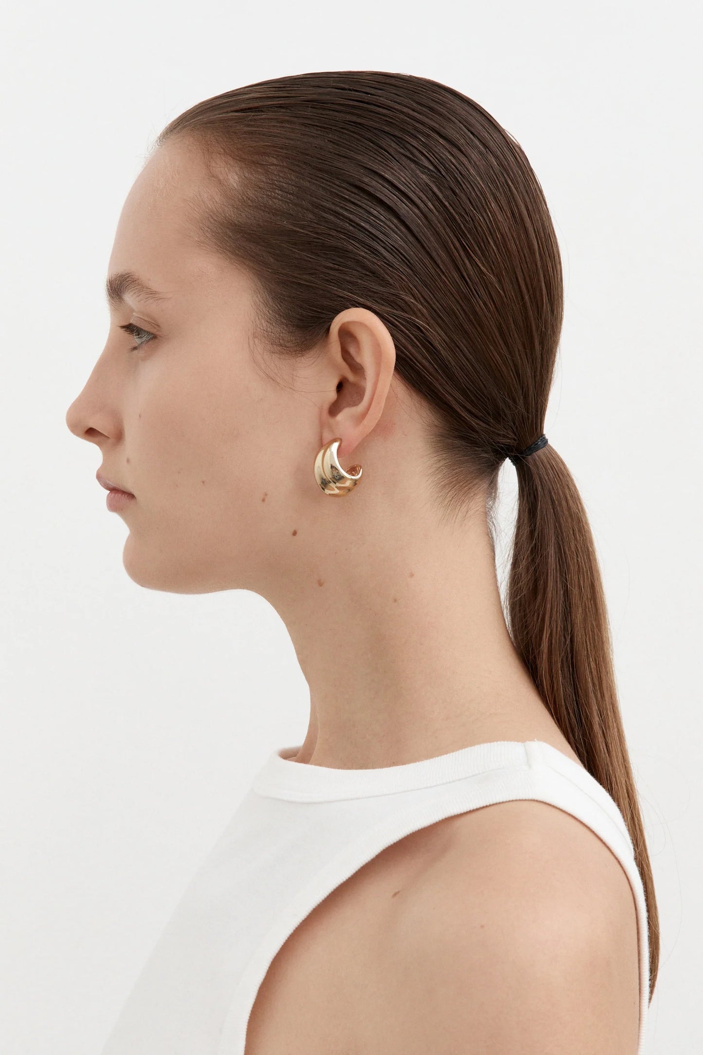 Mega Hoops Large Gold