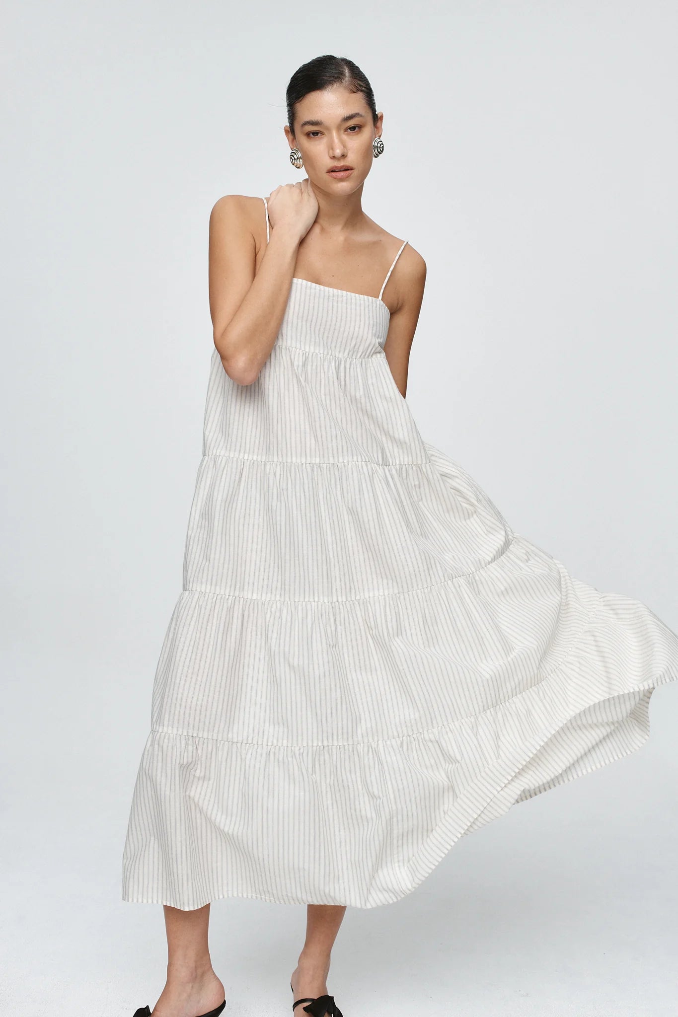 Ophelia Dress Pinstripe