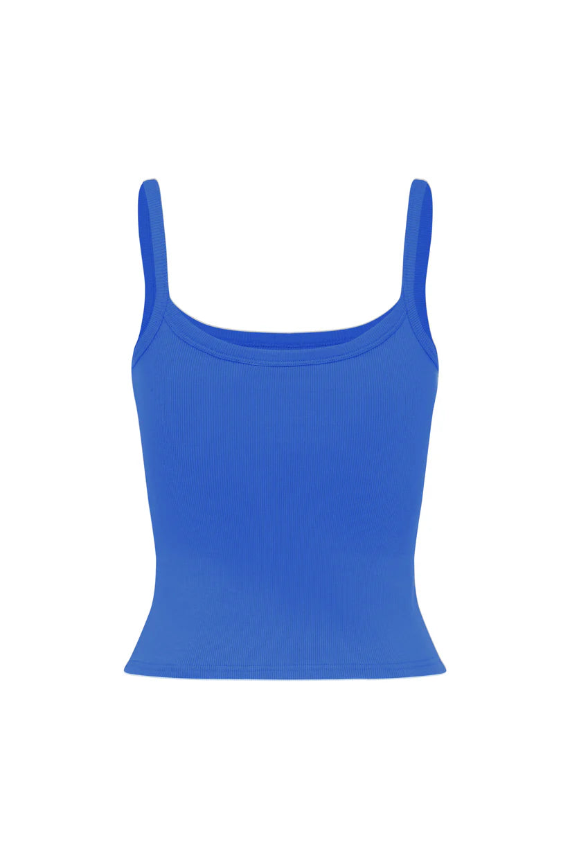 Ribbed Singlet Cobalto