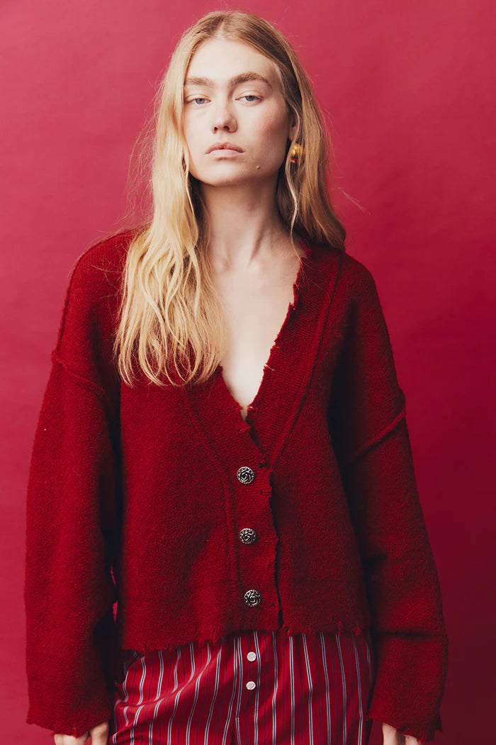 Pepa Cardigan Burgundy