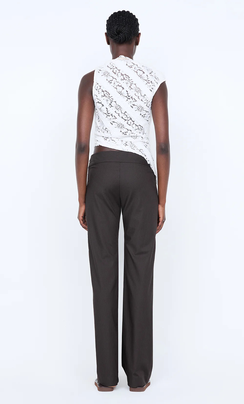 Henrietta Asym Top White