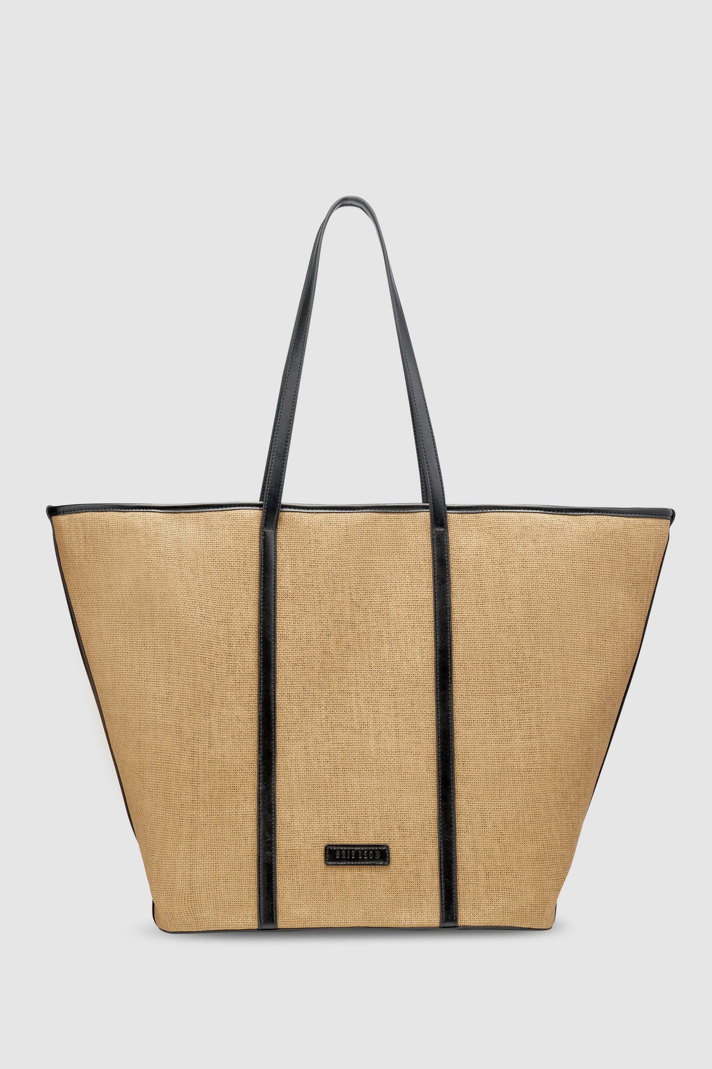 BRIE LEON Ritual Large Tote Bag Natural Black Laneway Boutique
